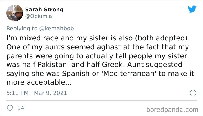 Mixed-Race People Reveal The Horrible Moments Their Own Family Was Racist Towards Them (30 Pics)