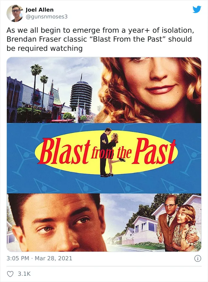 The Internet Just Made Brendan Fraser Go Viral Simply For Being Awesome, And Here Are 30 Of The Best Tweets