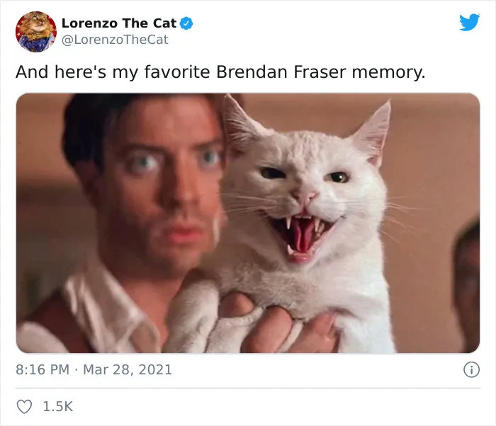 The Internet Just Made Brendan Fraser Go Viral Simply For Being Awesome, And Here Are 30 Of The Best Tweets