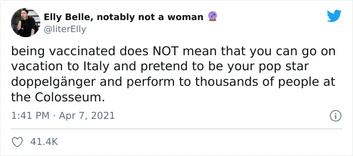 People Are Cracking Up At These 30 ‘Being Vaccinated Does Not Mean’ Tweets That Actually Use Pop Culture As Rules