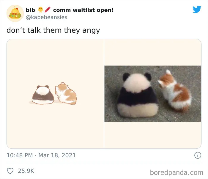 'Bib' Turns Funny Animal Pics Into Adorable Drawings And Here're 30 Of Their Cutest Works