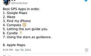 People On Twitter Are Roasting Apple Maps And Here Are 29 Of The Funniest Posts
