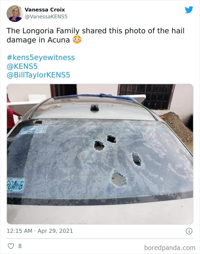 'Gorilla' Hail Struck Texas And Oklahoma Last Night, And This Is How It Looked (30 Pics)