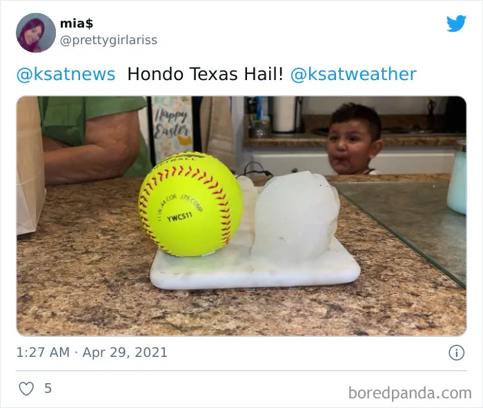 'Gorilla' Hail Struck Texas And Oklahoma Last Night, And This Is How It Looked (30 Pics)