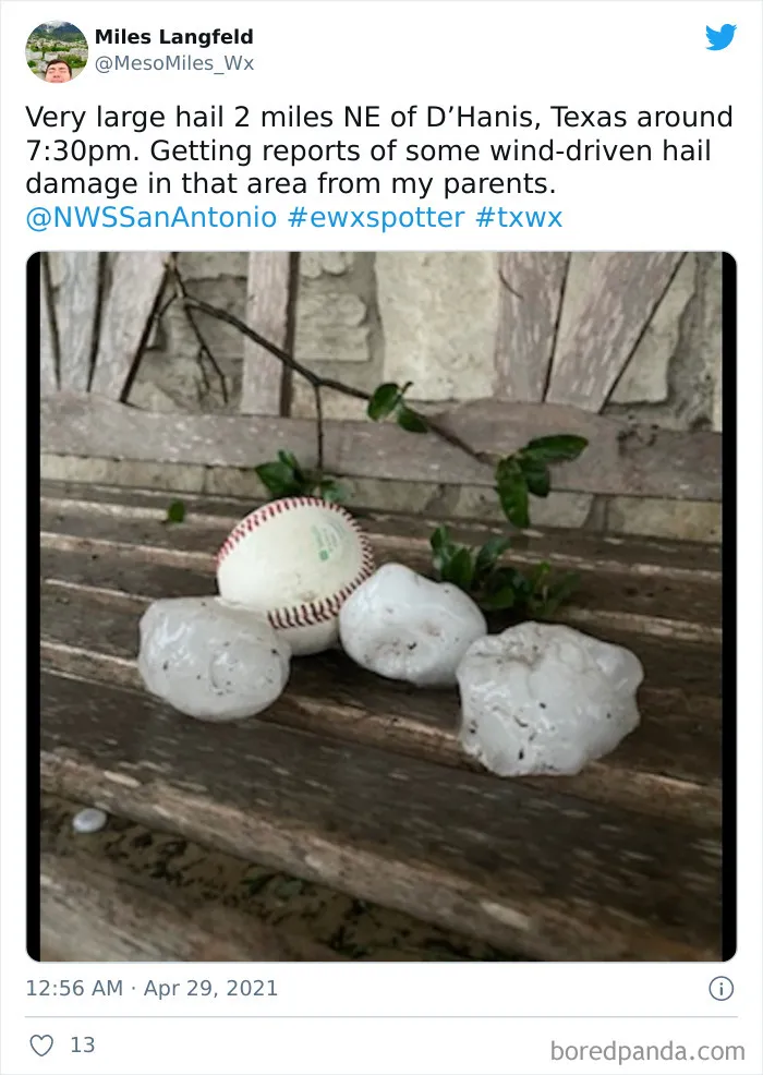 'Gorilla' Hail Struck Texas And Oklahoma Last Night, And This Is How It Looked (30 Pics)