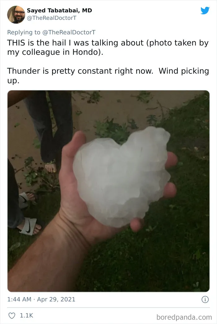'Gorilla' Hail Struck Texas And Oklahoma Last Night, And This Is How It Looked (30 Pics)