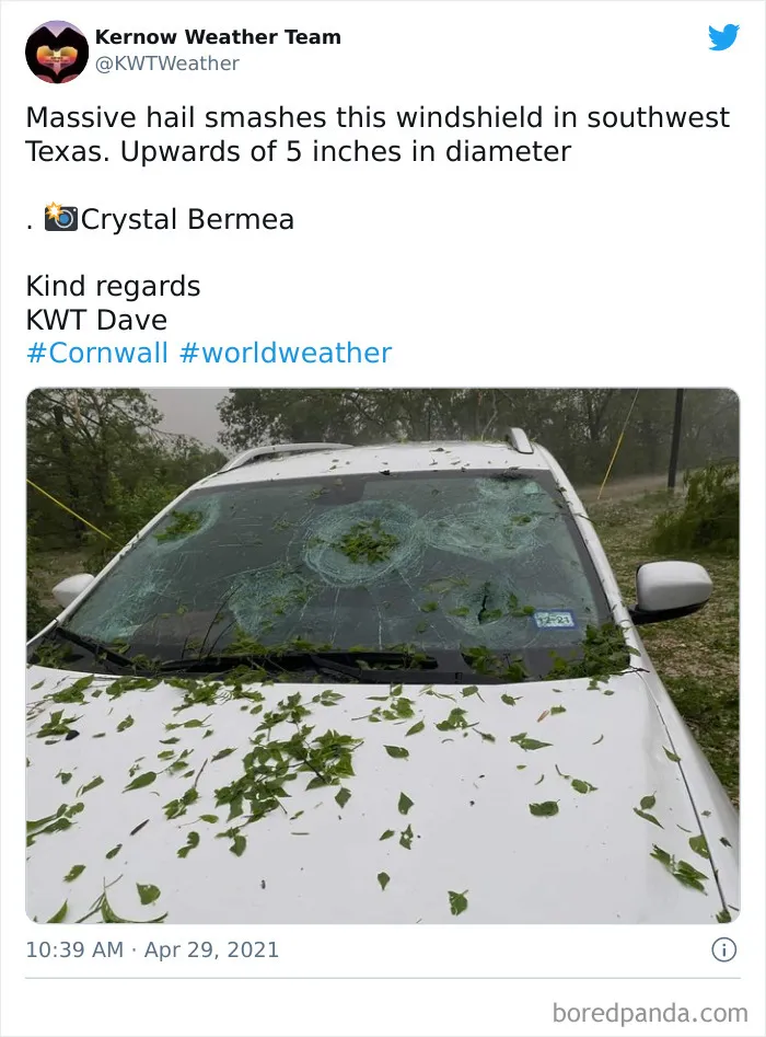 'Gorilla' Hail Struck Texas And Oklahoma Last Night, And This Is How It Looked (30 Pics)
