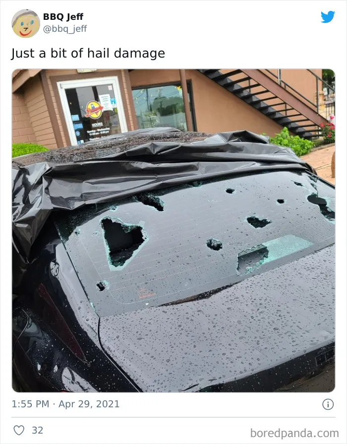 'Gorilla' Hail Struck Texas And Oklahoma Last Night, And This Is How It Looked (30 Pics)