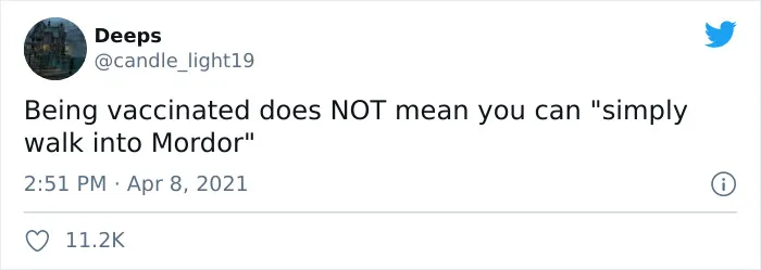 People Are Cracking Up At These 30 ‘Being Vaccinated Does Not Mean’ Tweets That Actually Use Pop Culture As Rules