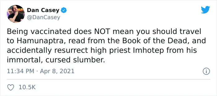 People Are Cracking Up At These 30 ‘Being Vaccinated Does Not Mean’ Tweets That Actually Use Pop Culture As Rules