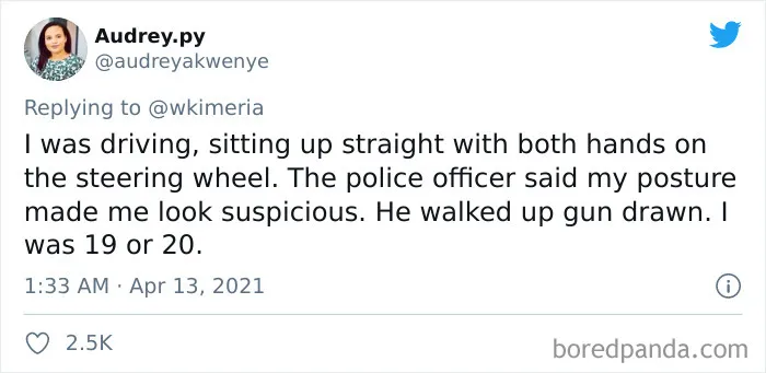 Someone Asks Black People To Share The Most Ridiculous Reason They've Been Stopped By The Police, They Deliver (30 Tweets)