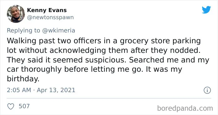 Someone Asks Black People To Share The Most Ridiculous Reason They've Been Stopped By The Police, They Deliver (30 Tweets)