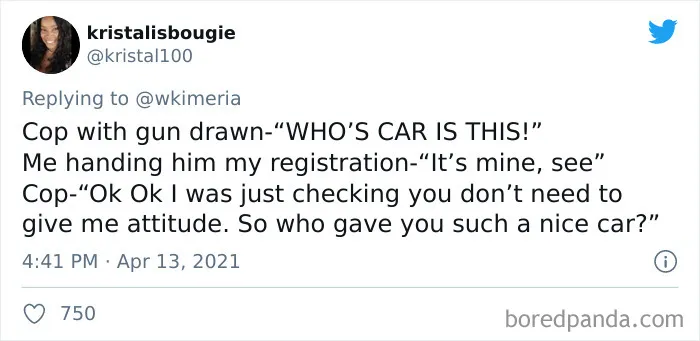 Someone Asks Black People To Share The Most Ridiculous Reason They've Been Stopped By The Police, They Deliver (30 Tweets)