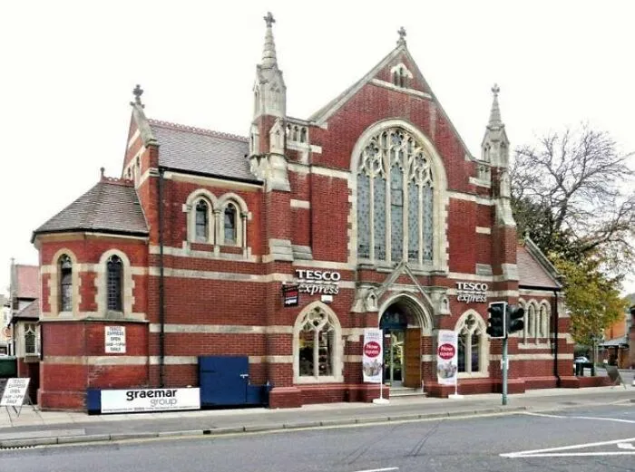 A Church Converted To A Grocery Store