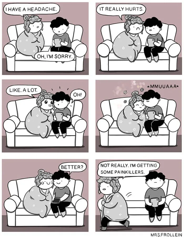 Artist Illustrates Her Daily Struggles And Life With Her Boyfriend In 30 Comics (New Pics)