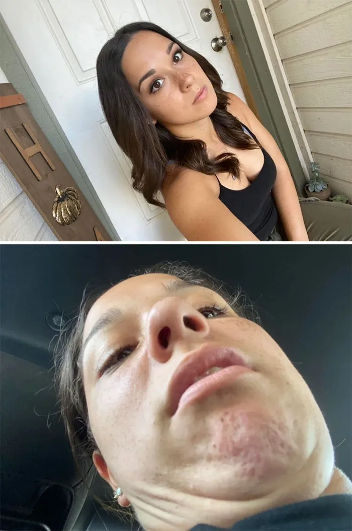 Trying To Take A Cute Selfie vs. Accidentally Opening The Front Camera