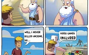 31 "Goofy" Comics About How Gods Deal With Everyday Problems
