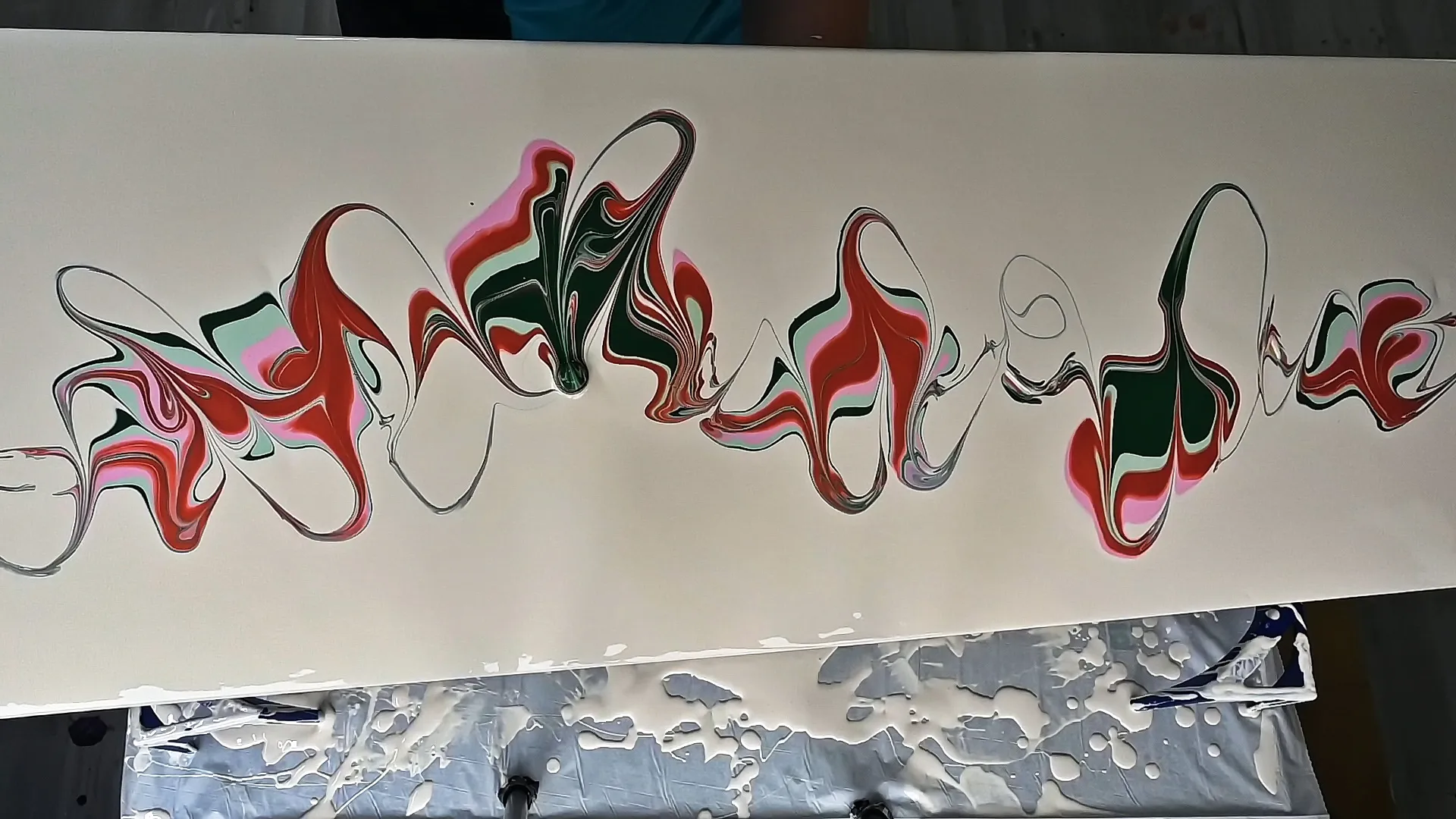 Marina's Marble Pour For Baby Room ~ Acrylic Pour Painting ~ Fluid Art ~ Modern Art