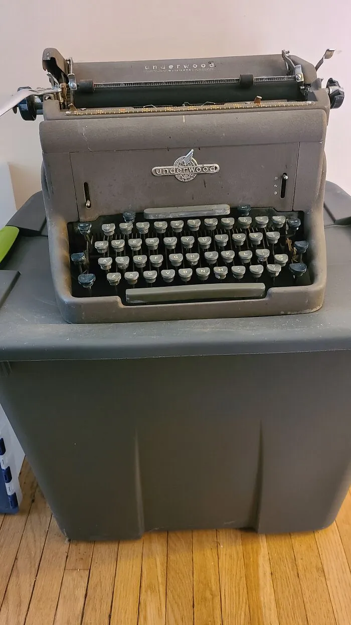 Typing Wasn't For Wimps When I Learned How--Strong Fingers Were A Necessity