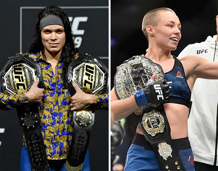 Amanda Nunes y Rose Namajunas