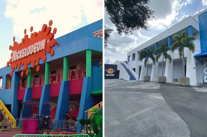 ¡Estudios Nickelodeon! Ha sido pintado pero todavía se puede saber lo era