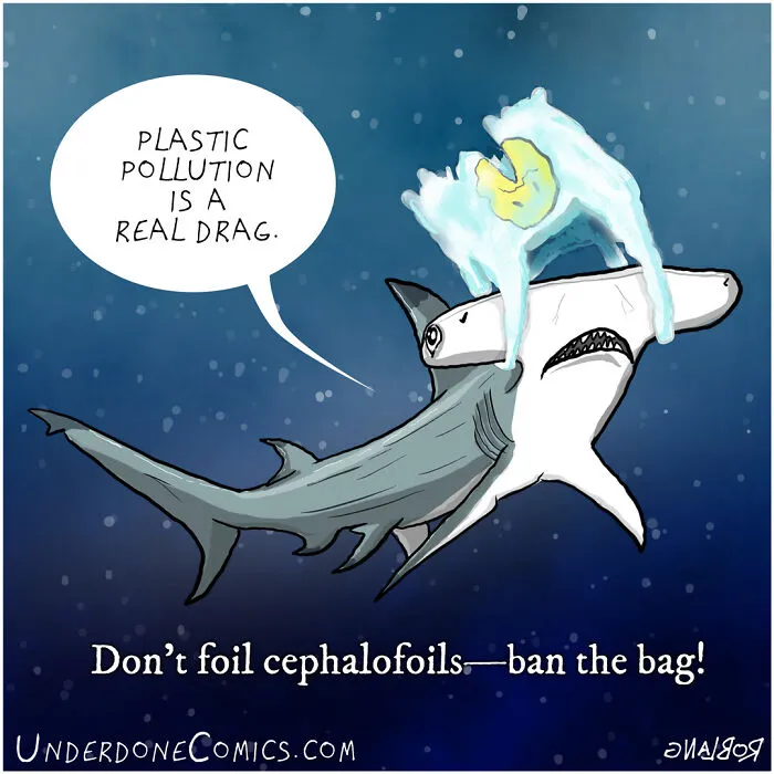 I Draw Comics To Show How Plastic Waste Affects Marine Life (30 Pics)