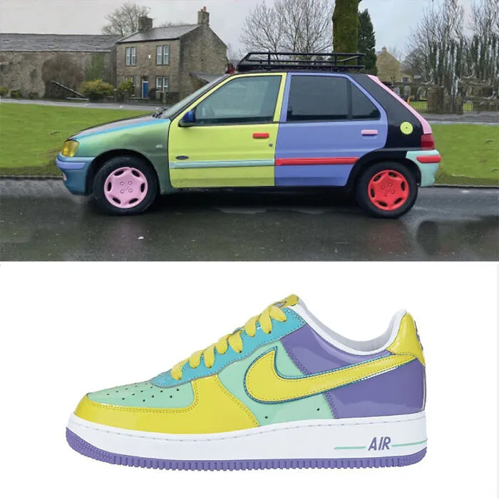 Designer Compares 30 Shoes And Cars To Show How Similar Their Designs Are