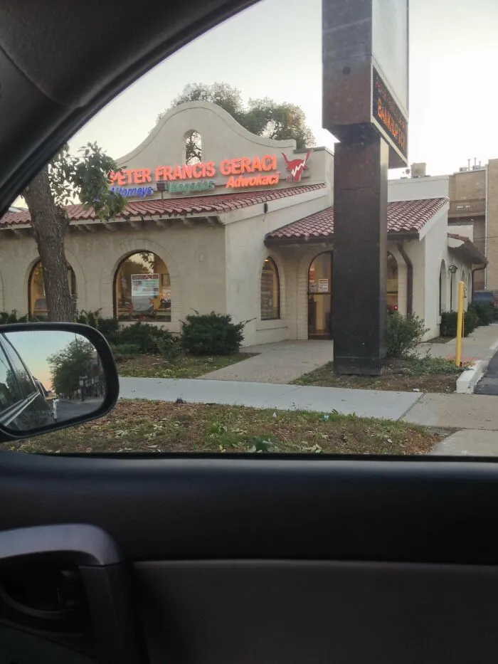 Taco Bell --> Law Office