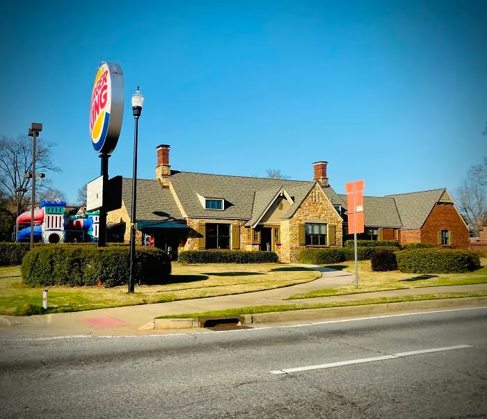 House Converted To Burger King - Columbus, Ga