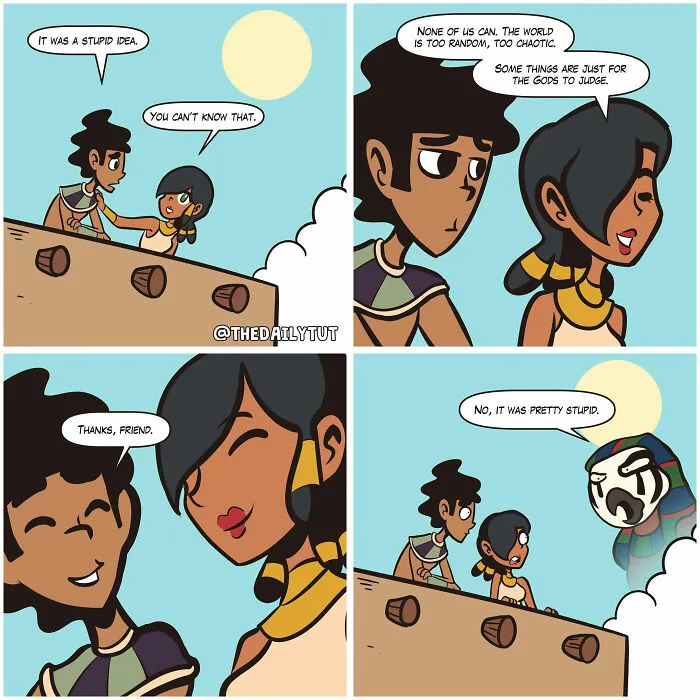 30 Humorous Comics About Ancient Egypt By Tut Comics
