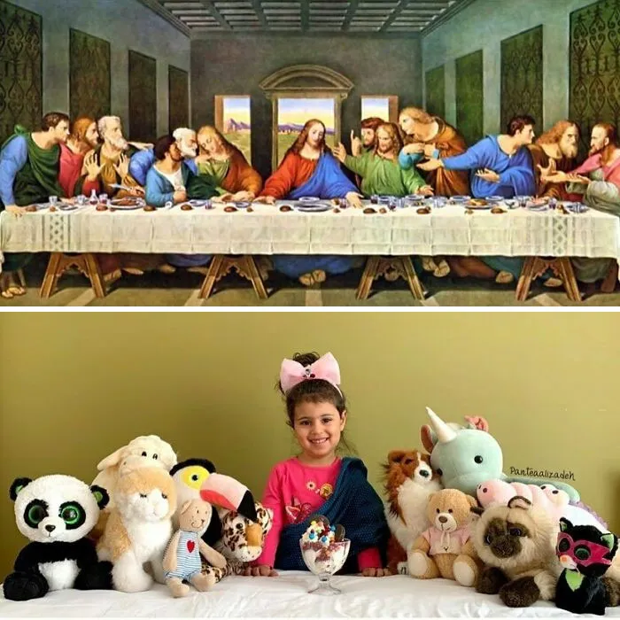 La página de Instagram "Tussen Kunst & Quarantaine" tiene increíbles recreaciones de pinturas