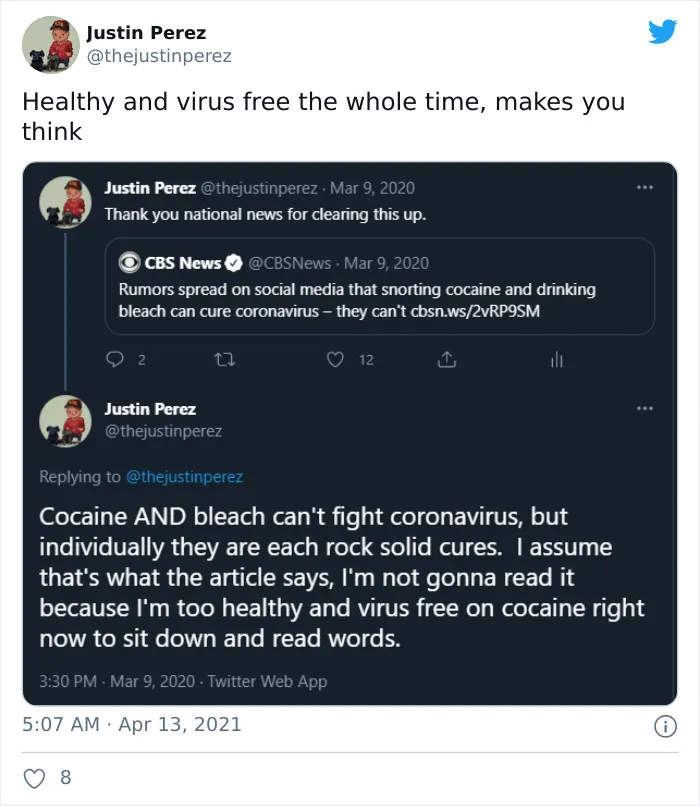 30 People Shared Their First Coronavirus Tweets In This Thread And They Range From Hilarious To Cringe