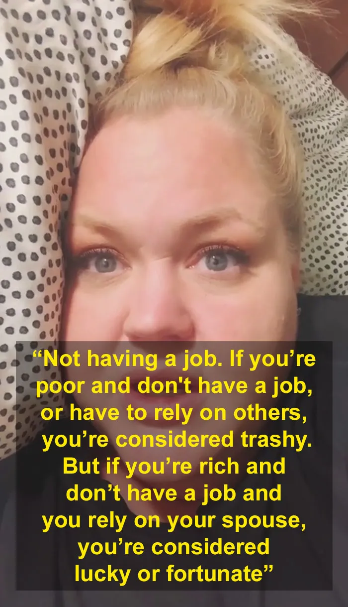 TikToker Asks "What's Classy If You're Rich But Trashy If You're Poor" And Here Are 19 Illuminating Replies