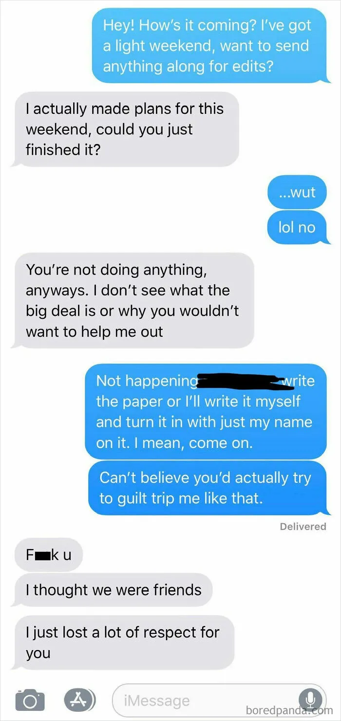 30 Times People Had Such Terrible Group Project Members, They Decided To Shame The Jerks Online