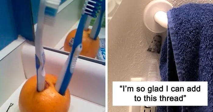 People On Twitter Share Pics Of Weird Stuff In Guys' Bathrooms And Here Are 35 Of The Best Ones