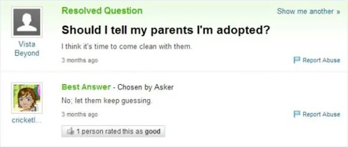 'Yahoo Answers' Is Shutting Down Forever, And Here're 35 Of The Most Epic Screenshots To Remember It By