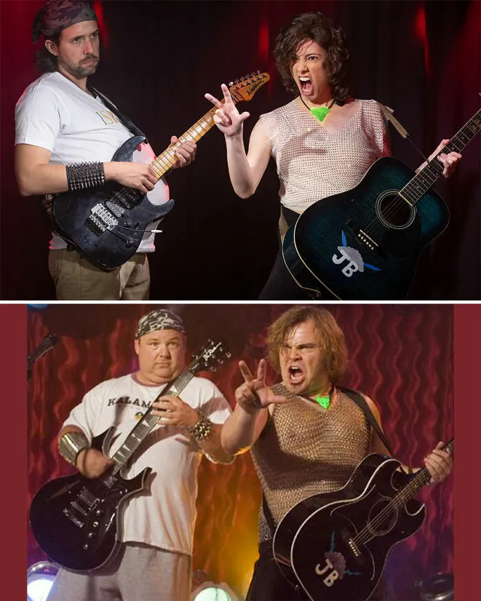 I Had A Maternity Photoshoot Based On The Legendary Roles Jack Black Has Played (11 Pics)