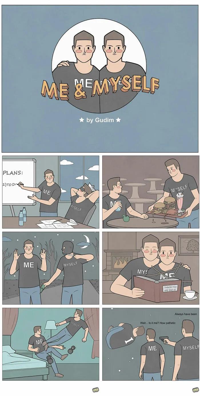 30 More Sarcastic Comics That You Might Need To See Twice To Understand By Gudim