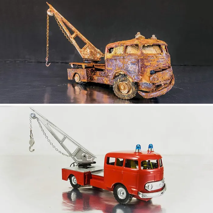 Artist Fully Restores Rusty And Abandoned Car Models, And Here Are His Best 17 Works