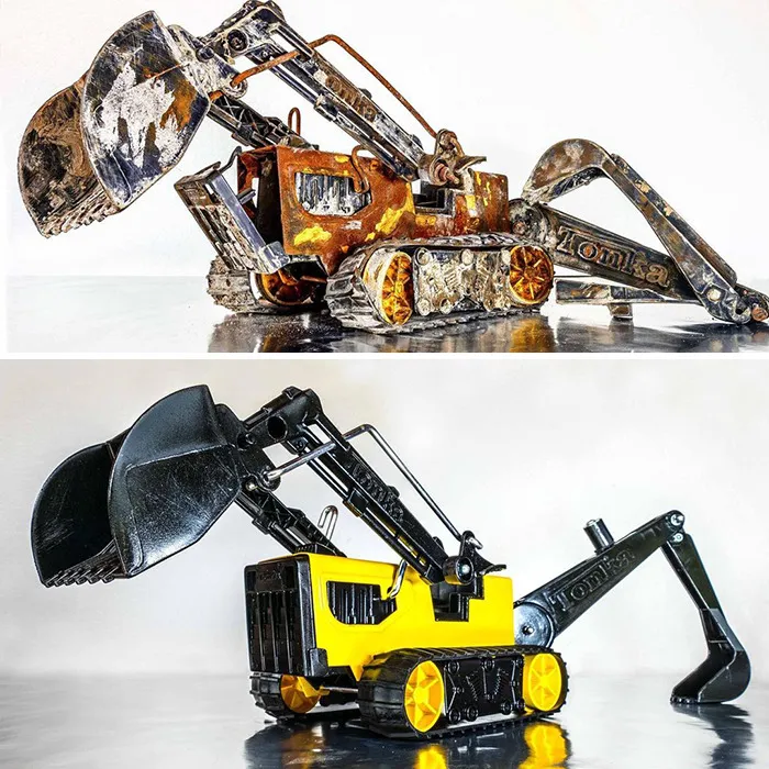 Artist Fully Restores Rusty And Abandoned Car Models, And Here Are His Best 17 Works