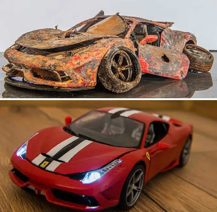 Artist Fully Restores Rusty And Abandoned Car Models, And Here Are His Best 17 Works