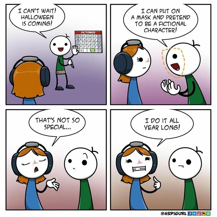 Autistic Artist Illustrates Her Daily Reality In 50 Comics