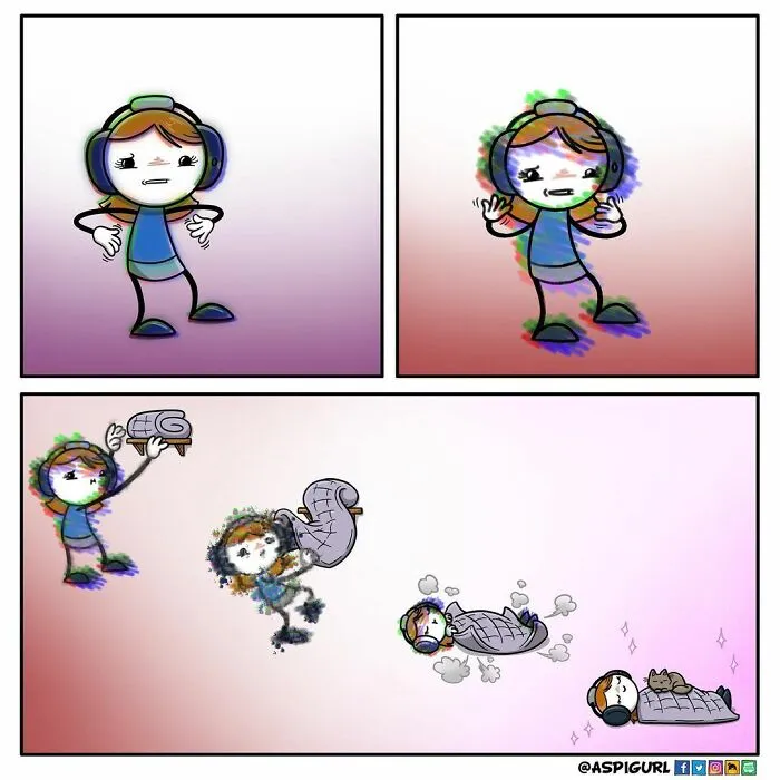 Esta artista con autismo ilustra su realidad diaria en 35 cómics