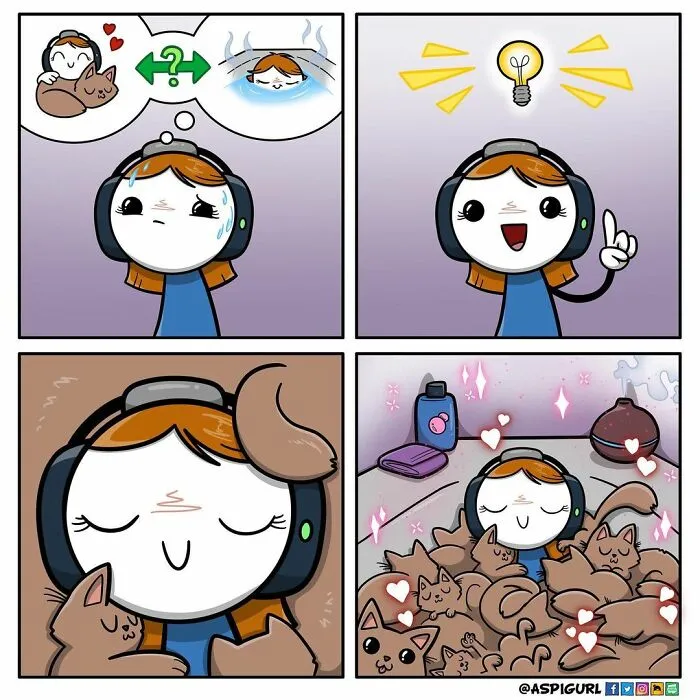 Esta artista con autismo ilustra su realidad diaria en 35 cómics