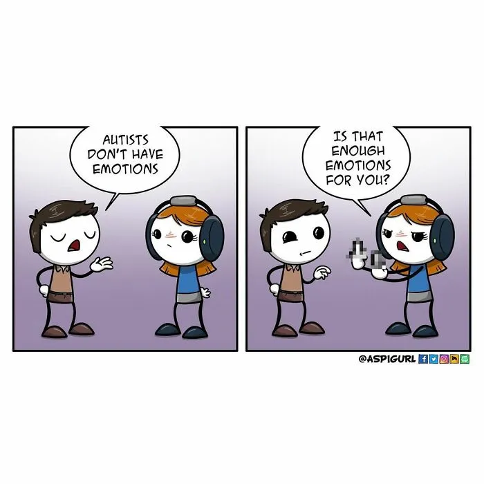 Autistic Artist Illustrates Her Daily Reality In 50 Comics