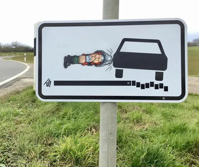 Un artista hace que las calles sean menos aburridas creando grafitis que interactúan con el entorno (30 nuevas fotos)