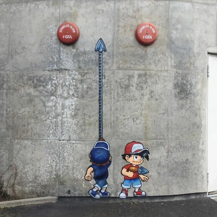 Artist Makes Streets Less Boring By Making Graffiti That Interacts With The Surroundings (30 New Pics)