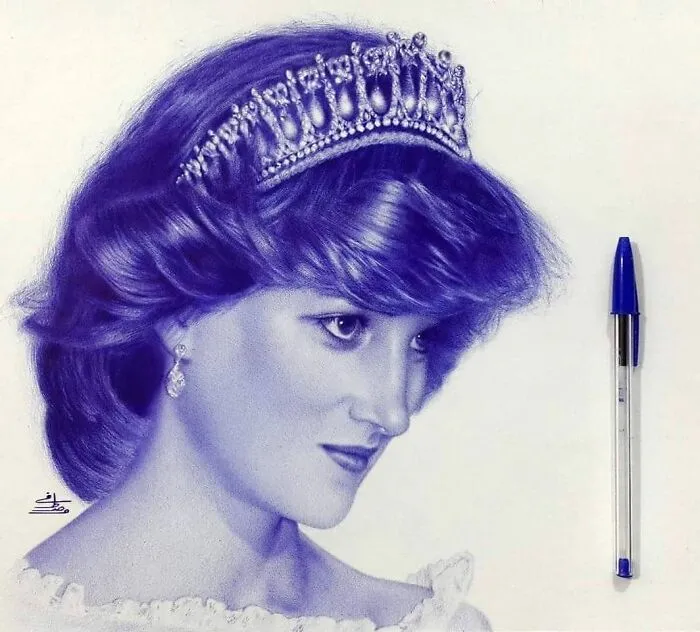 43 Photo-Like Drawings Made With Ballpoint Pens By Mostafa Khodeir