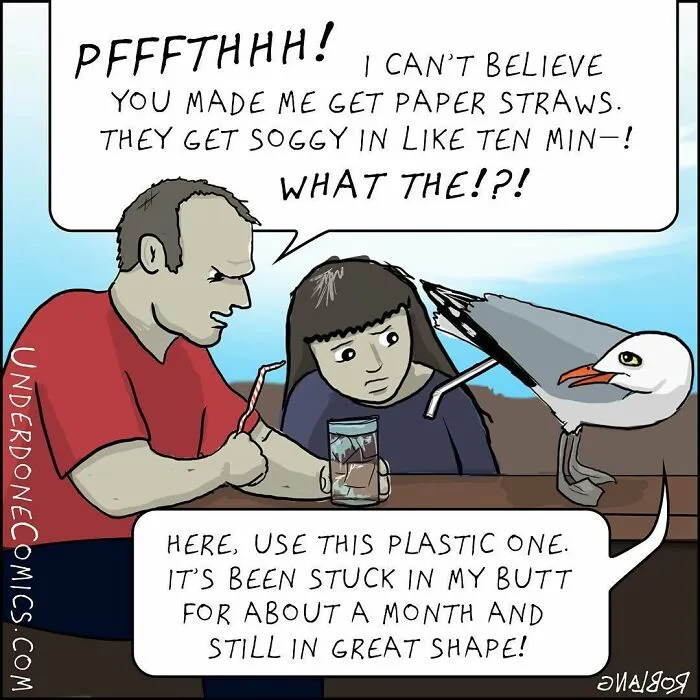 I Draw Comics To Show How Plastic Waste Affects Marine Life (30 Pics)
