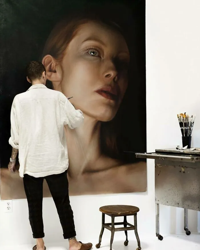 This Artist Paints In A Hyper-Realistic Style And Some Of Her Works Look Like Photos, While Others Look Like Dreams (50 Pics)